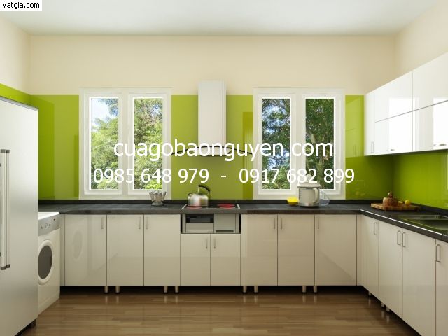 Tủ bếp gỗ công nghiệp M2